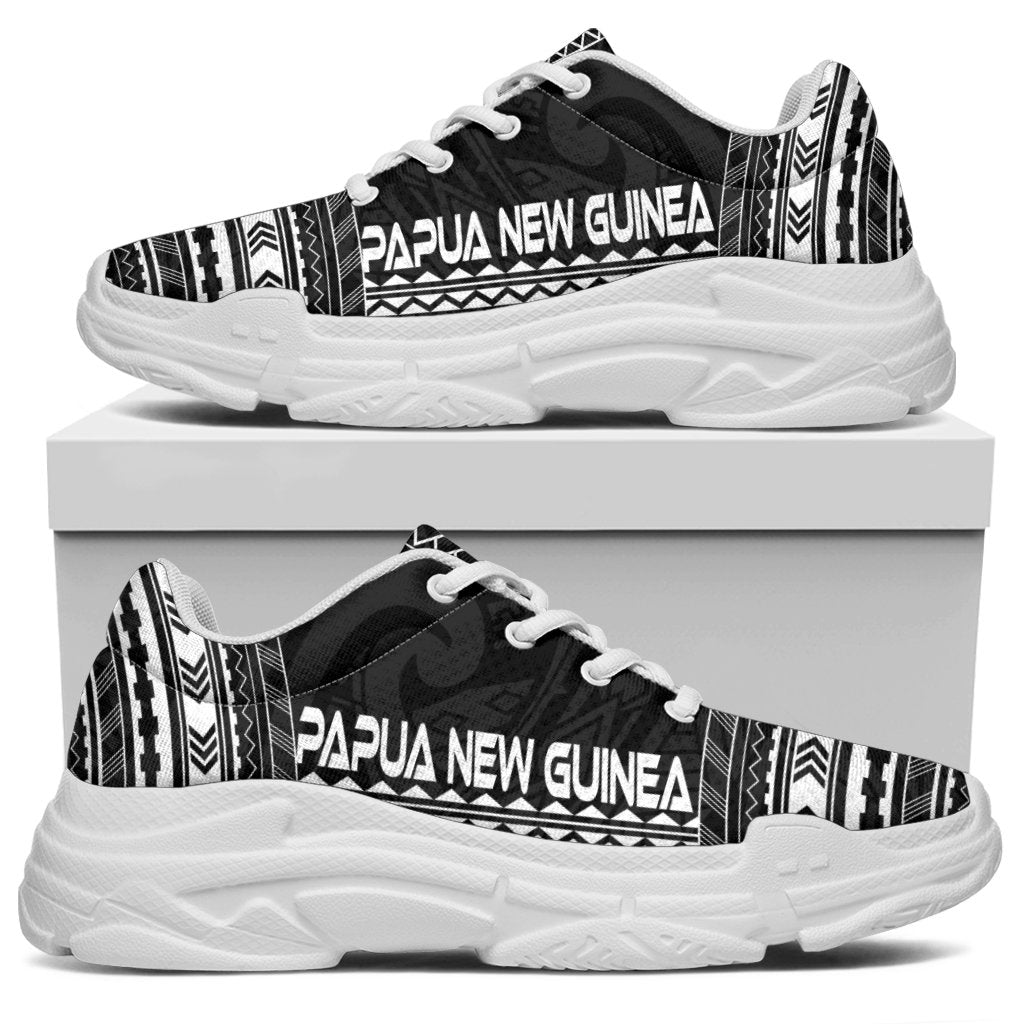 Papua New Guinea Chunky Sneakers - Polynesian Chief Black Version - Polynesian Pride