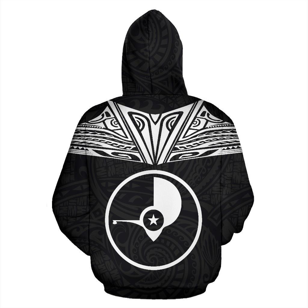 Yap All Over Hoodie Neck Style - Polynesian Pride