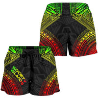 Society Islands Women's Shorts - Polynesian Chief Reggae Version - Polynesian Pride