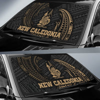 Polynesian New Caledonia Sun Shades - Gold Tribal Wave - Polynesian Pride