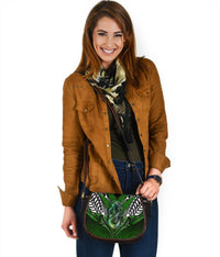 Manaia Mythology Saddle Bag Silver Fern Maori Tattoo - Polynesian Pride