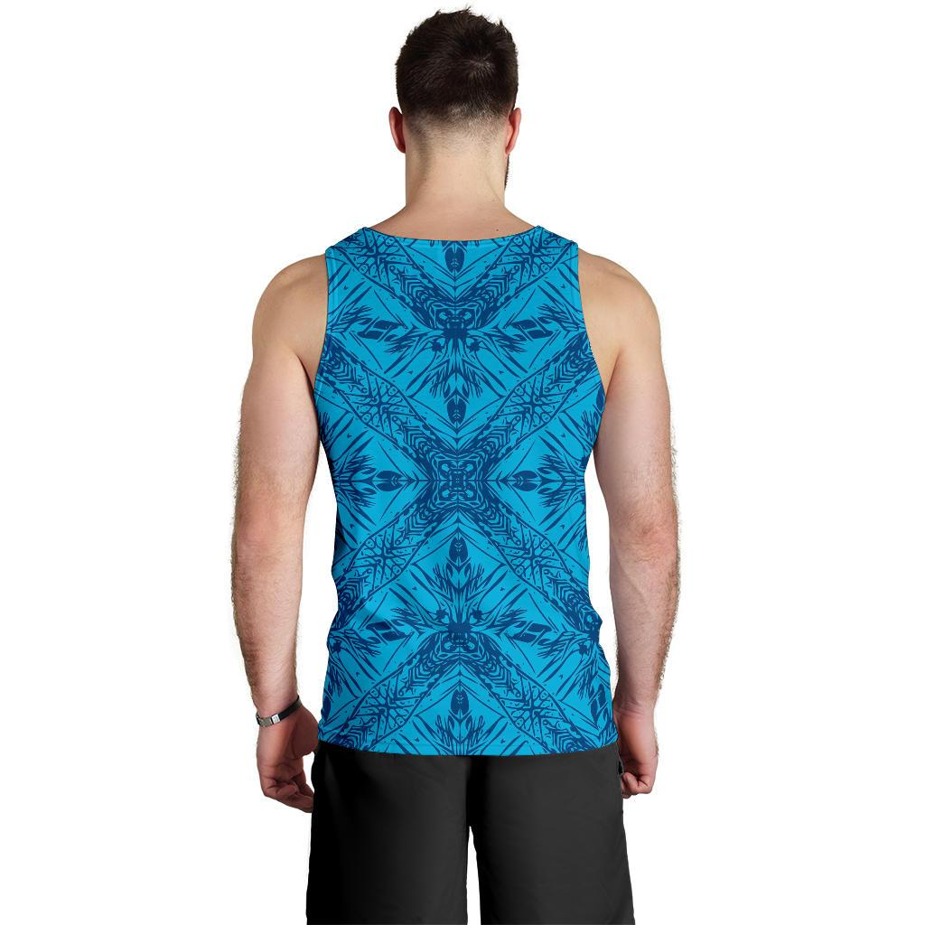 Polynesian Men's Tank Top Blue - Polynesian Pride