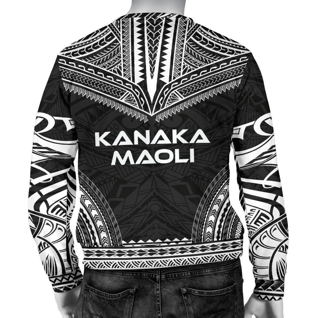 Kanaka Maoli Sweater - Polynesian Chief Black Version - Polynesian Pride