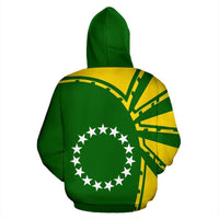 Cook Island Zip Hoodie Premium Style - Polynesian Pride