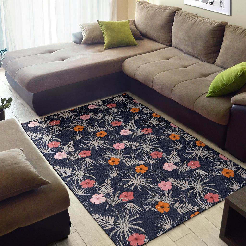 Tropical Grey Rug - Polynesian Pride