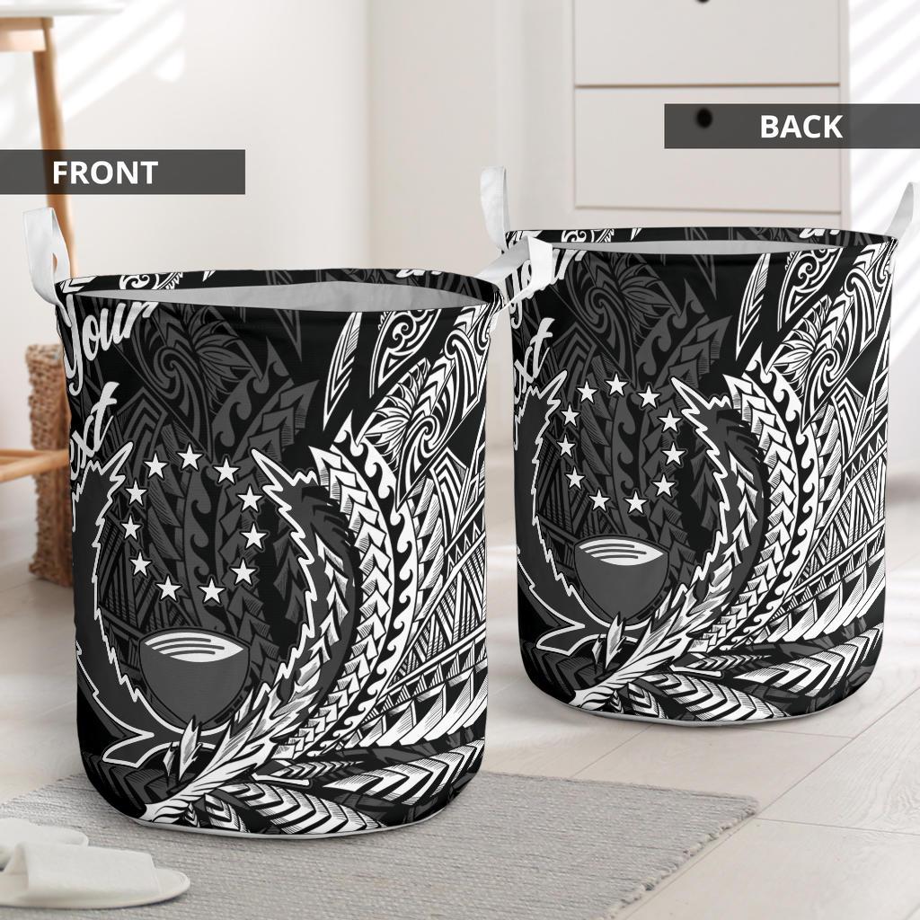 Pohnpei State Laundry Basket - Custom Personalised Wings Style - Polynesian Pride