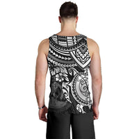 Vanuatu Polynesian Men's Tank Top - White Turtle - Polynesian Pride