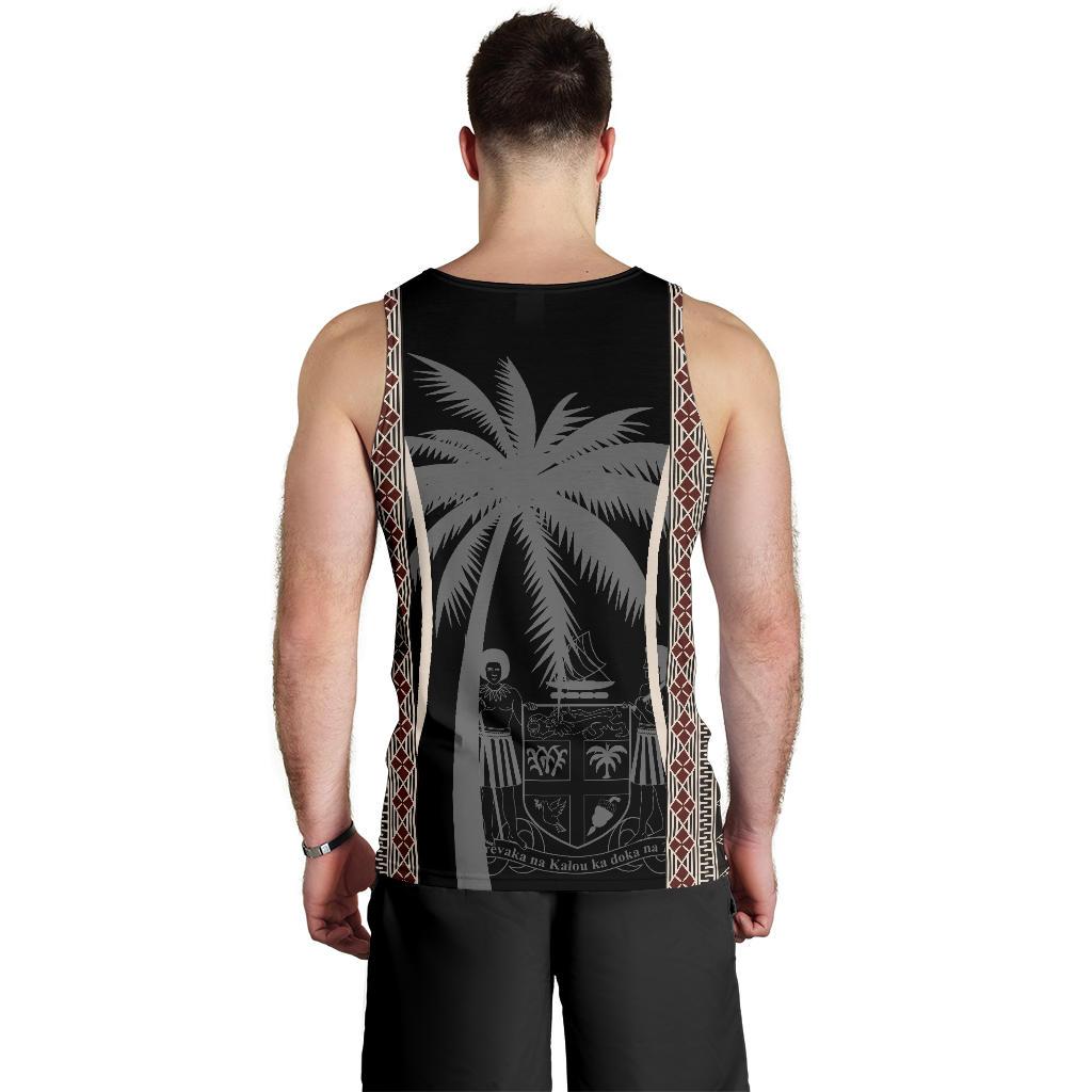 Fiji Men's Tank Top - Tapa Coconut - Polynesian Pride