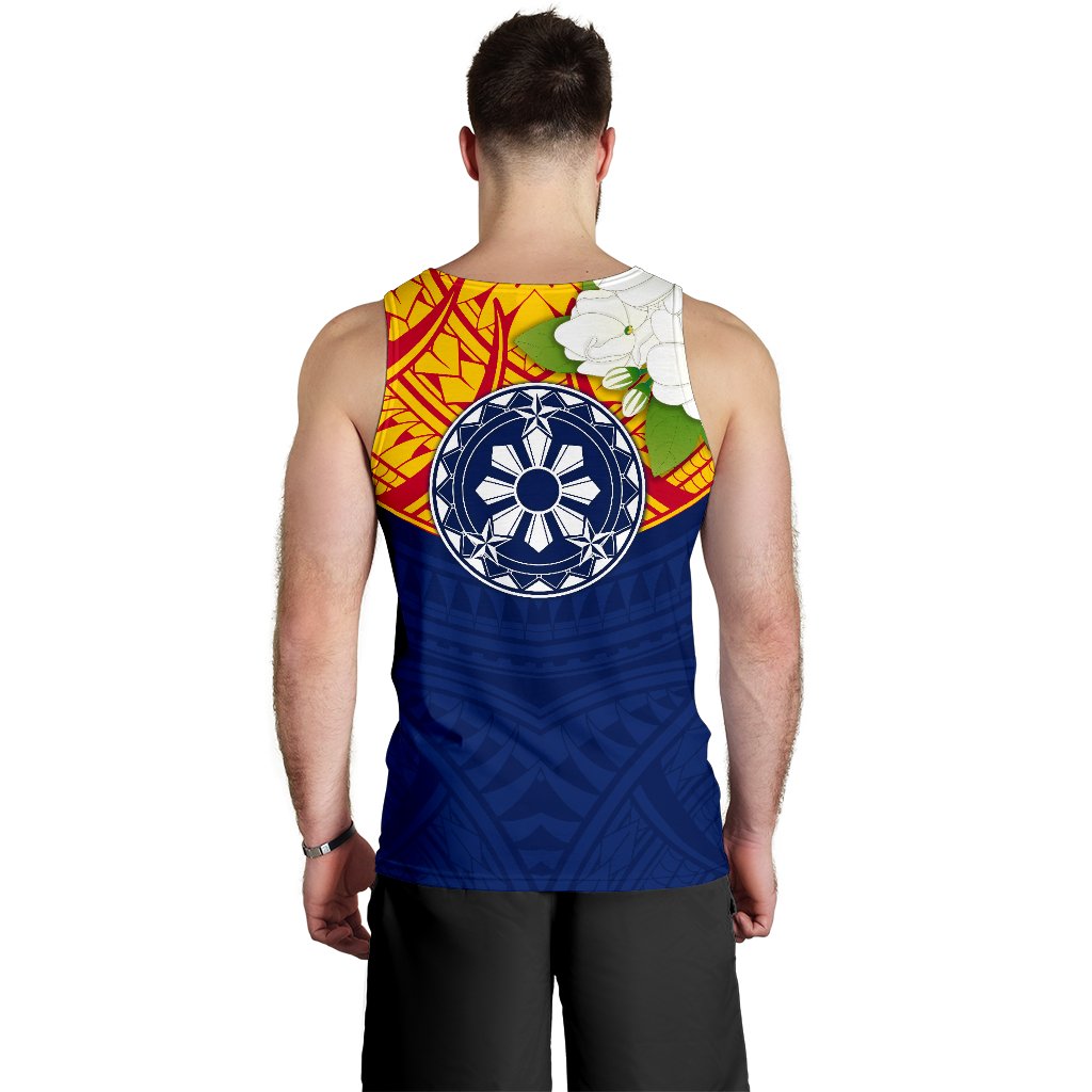 The Philippines Men's Tank Top - Filipino Sampaguita - Polynesian Pride