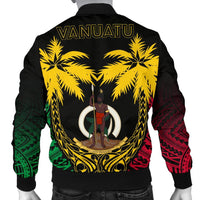 Vanuatu Coconut Men's Bomber Jacket - Polynesian Pride