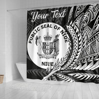 Niue Shower Curtains - Custom Personalised Wings Style - Polynesian Pride