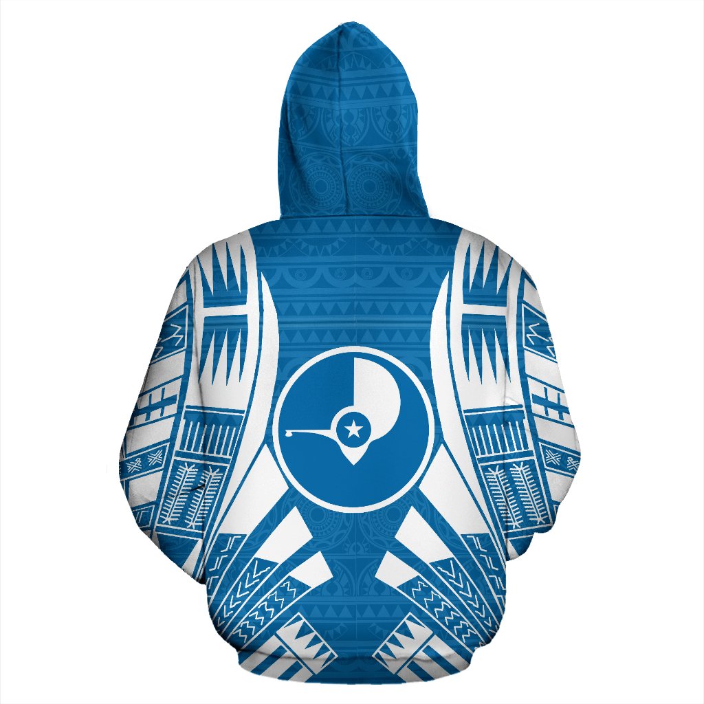 Yap All Over Hoodie Tattoo Style - Polynesian Pride