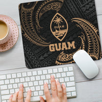 Guam Polynesian Mouse Pad - Gold Tribal Wave - Polynesian Pride