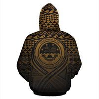 Federated States of Micronesia All Over Hoodie Lift up Gold - Polynesian Pride
