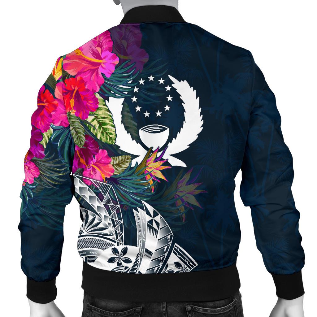 Pohnpei Men's Bomber Jacket - Pohnpei Summer Vibes - Polynesian Pride