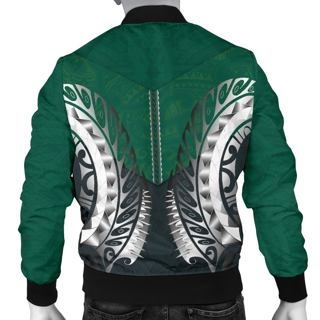 Koru Polynesian Tattoo Men Bomber Jacket - Polynesian Pride