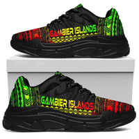 Gambier Islands Chunky Sneakers - Polynesian Chief Reggae Version - Polynesian Pride