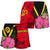 Vanuatu Women's Shorts - Vanuatu Flag with Hibiscus - Polynesian Pride