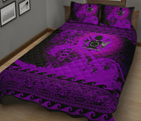 Cook Island Quilt Bed Sets Wave Pureple - Polynesian Pride