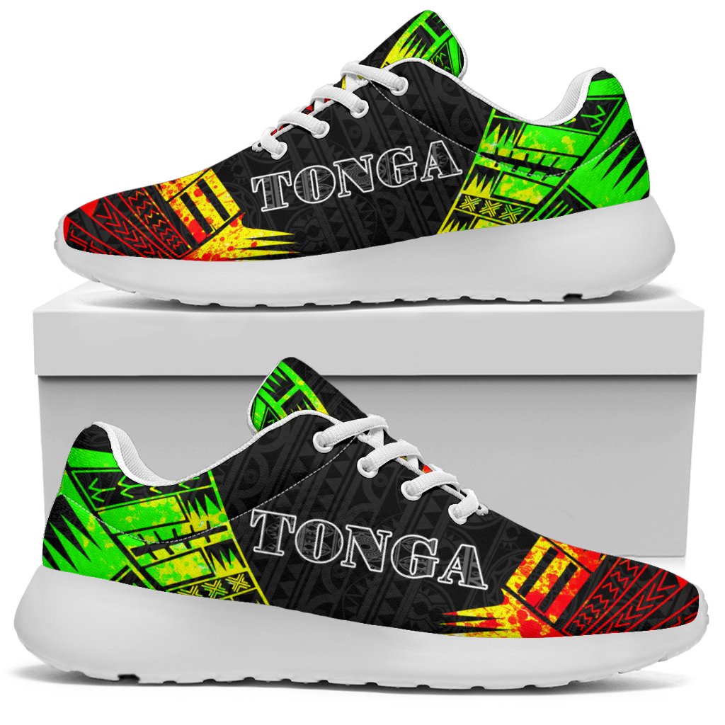Tonga Sport Sneakers - Polynesian Tattoo Reggae - Polynesian Pride
