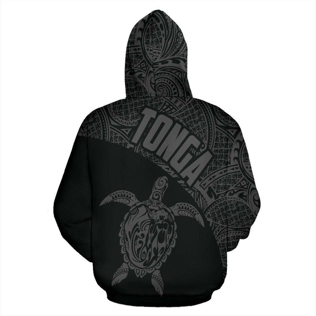 Tonga Hoodie Tonga Turtle Mermaid Polynesian Tattoo Gray Version - Polynesian Pride