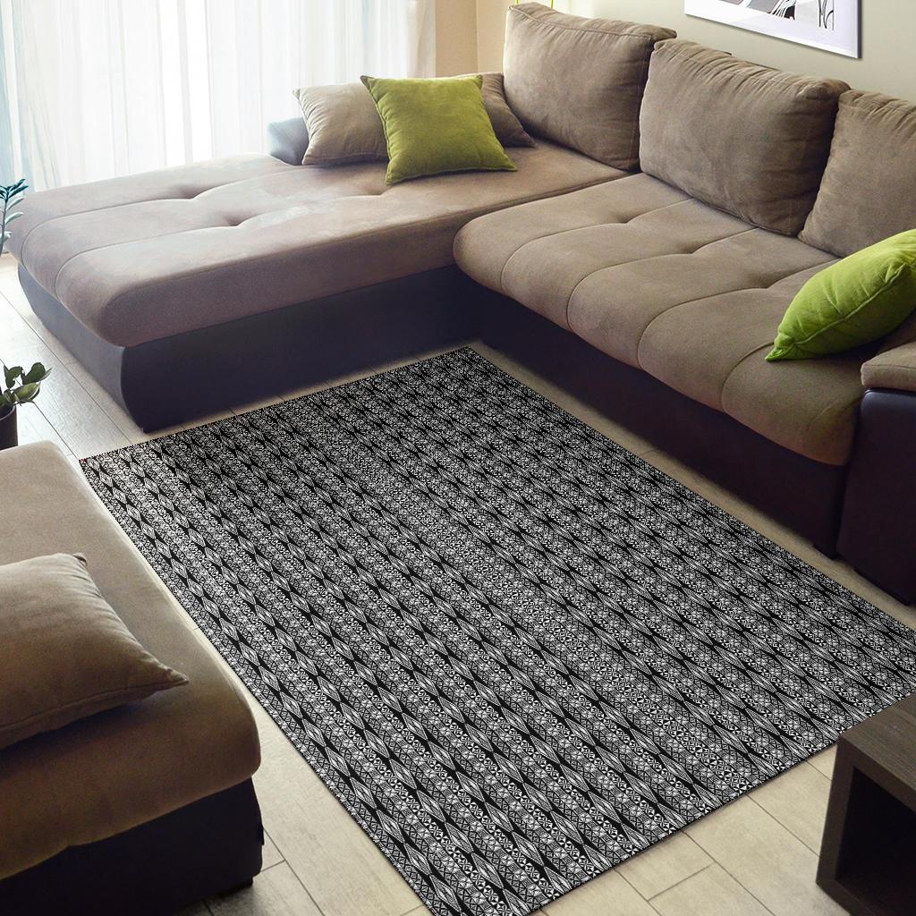 Polynesian Grey Area Rug - Polynesian Pride