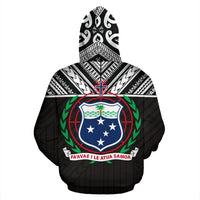 American Samoa Samoa All Over Hoodie Polynesian Version - Polynesian Pride