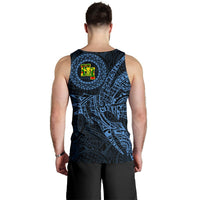 Hawaii Tank Top Polynesian Kanaka Map Hawaiian Men's Tank Top - Pastel - TT Style - Polynesian Pride