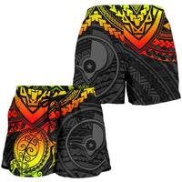Yap Polynesian Shorts (Women) - Reggae Turtle - Polynesian Pride
