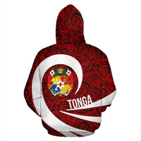 Tonga Hoodie Tonga Coat of Arms Roll Into Polynesian Tattoo - Polynesian Pride