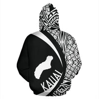 Kauai Kanaka Maoli Polynesian Zip up Hoodie Circle Style - Polynesian Pride