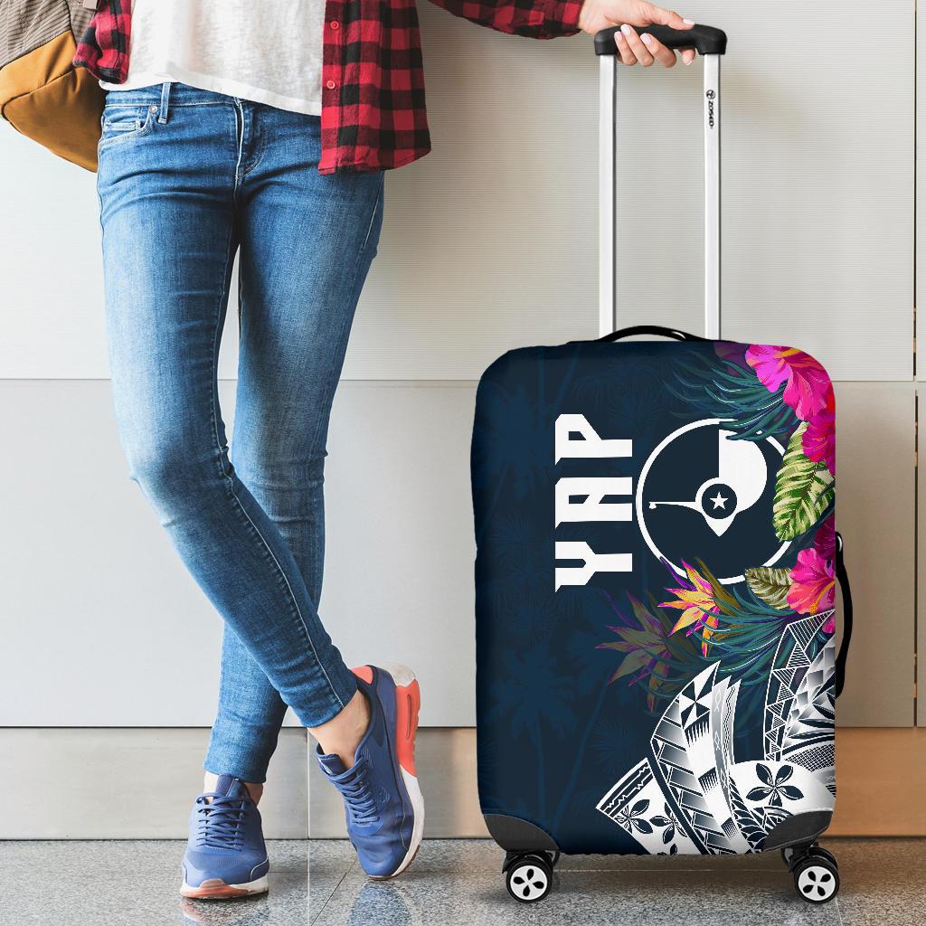 YAP Luggage Covers - YAP Summer Vibes Blue - Polynesian Pride