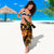 Vanuatu Polynesian Sarong - Gold Plumeria - Polynesian Pride
