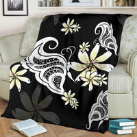 Hawaii Plumeria Premium Blanket - Polynesian Pride