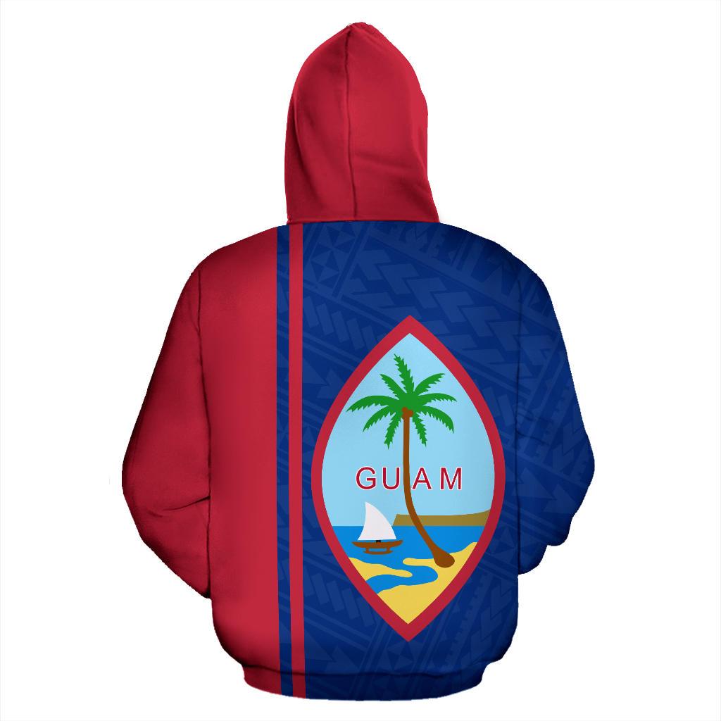 Guam All Over Hoodie Polynesian Straight Version - Polynesian Pride