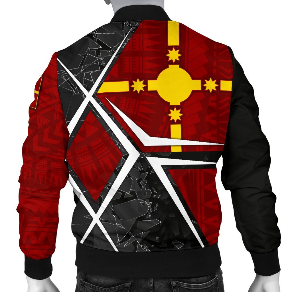 Rotuma Polynesian Bomber Jacket - Rotuman Flag - Polynesian Pride