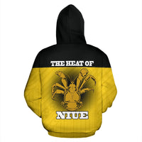 Niue All Over Hoodie Polynesian Uga - Polynesian Pride