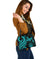 Vanuatu Shoulder Handbag - Turquoise Tentacle Turtle - Polynesian Pride