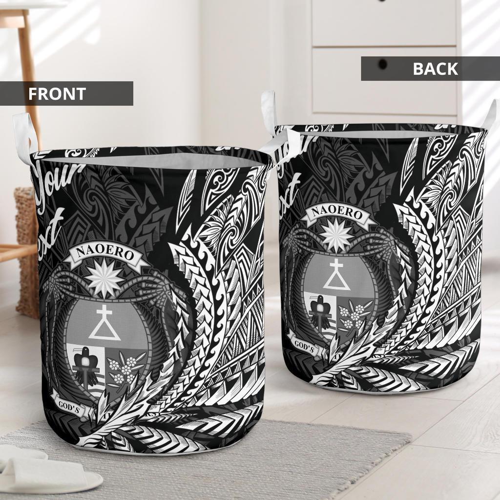 Nauru Laundry Basket - Custom Personalised Wings Style - Polynesian Pride