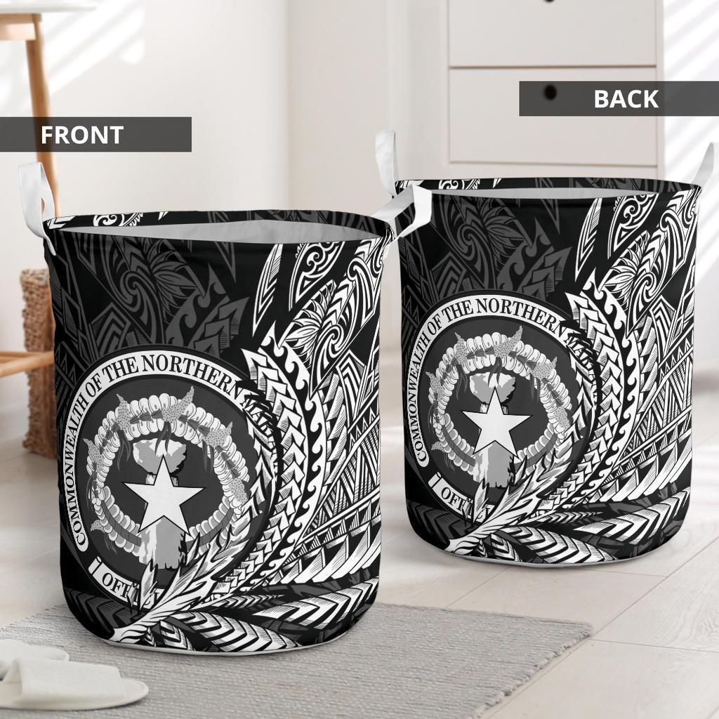 Northern Mariana Islands Laundry Basket - Wings Style - Polynesian Pride