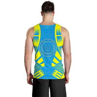 Palau Men Tank Top - Polynesian Tattoo Flag - Polynesian Pride
