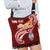 Guam Personalised Boho Handbag - Guam Seal Polynesian Patterns Plumeria (Red) - Polynesian Pride