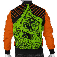 Polynesian Hawaii Men's Bomber Jacket - Tribal Wave - Polynesian Pride