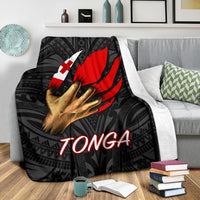 Tonga Premium Blanket - Tonga In Me (Black) - Polynesian Pride