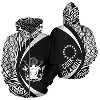 Cook Islands Polynesian Zip up Hoodie Circle Style 05 - Polynesian Pride