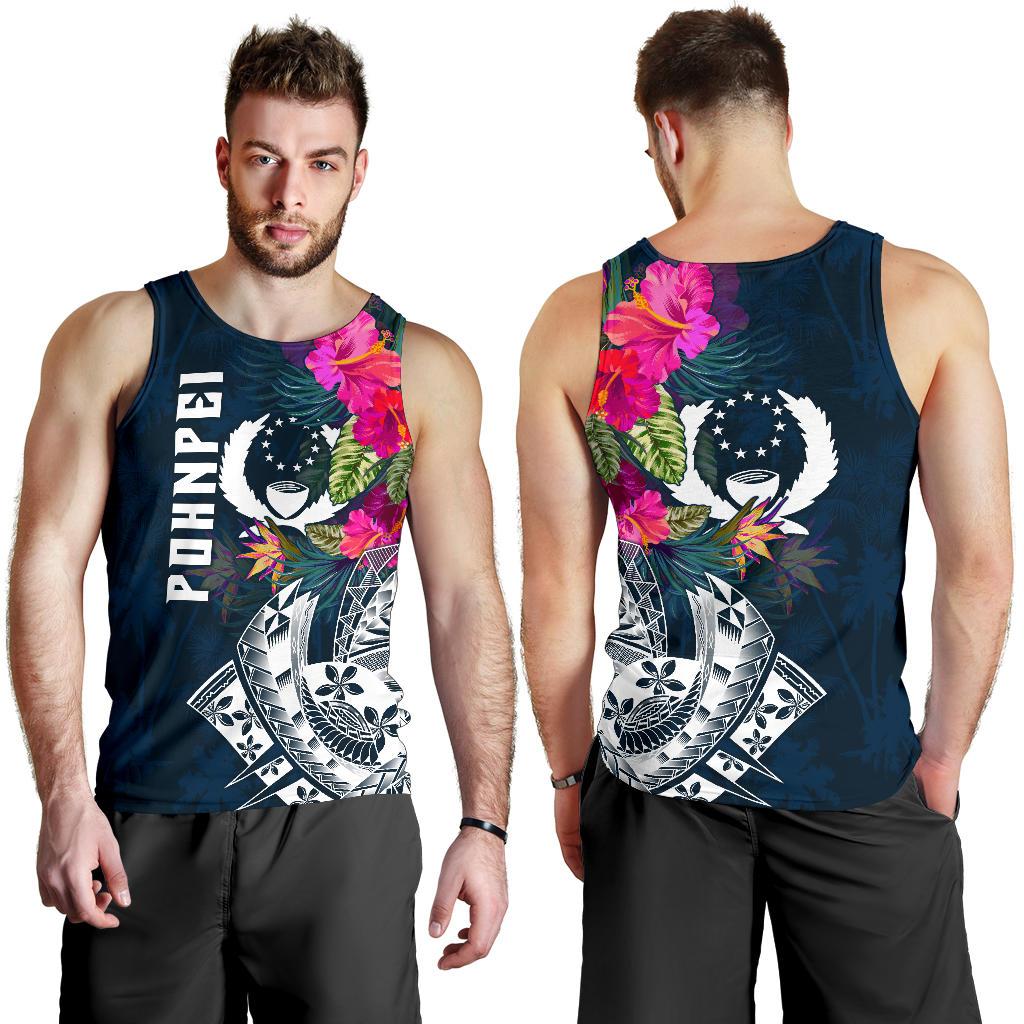 Pohnpei Men's Tank Top - Pohnpei Summer Vibes - Polynesian Pride