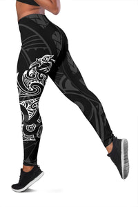 Aotearoa Super Rugby Women Leggings Maori Kiwi - Polynesian Pride