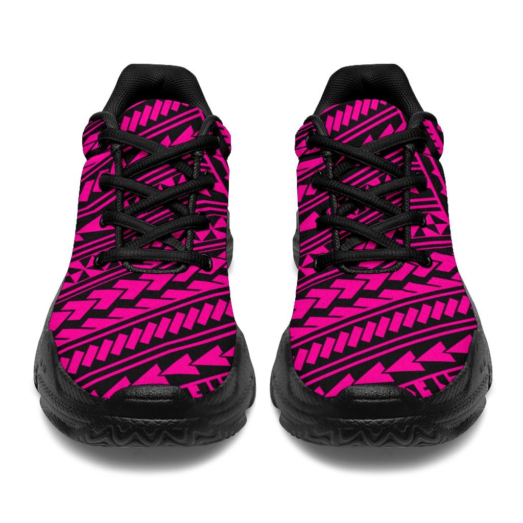 Polynesian Nation Pink Chunky Sneakers - Polynesian Pride