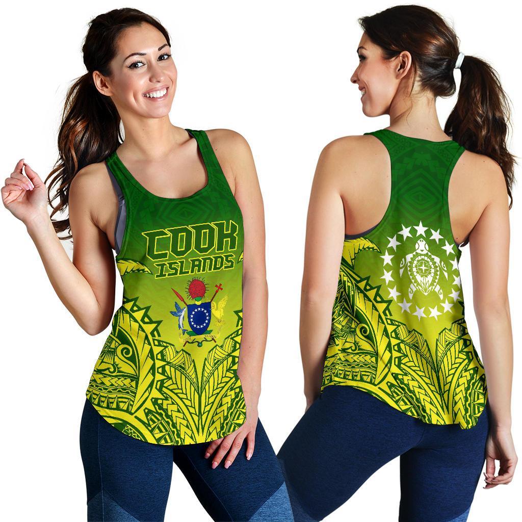 (Kuki Arirani) Cook Islands Premium Women'S Racerback Tank - Polynesian Pride