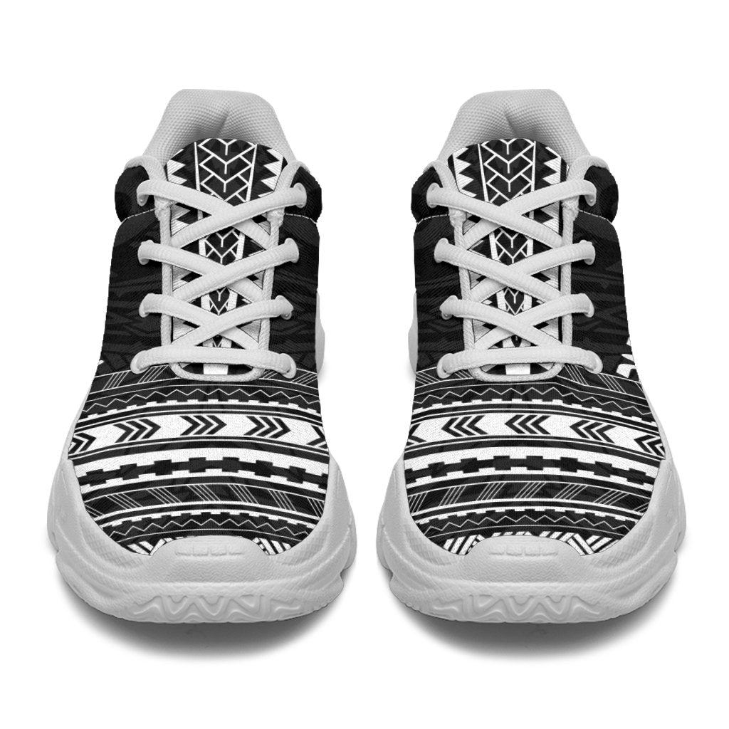 Papua New Guinea Chunky Sneakers - Polynesian Chief Black Version - Polynesian Pride